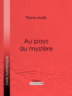 cover image of Au pays du mystère